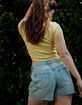 RSQ Womens Low Rise Baggy Carpenter Shorts image number 7