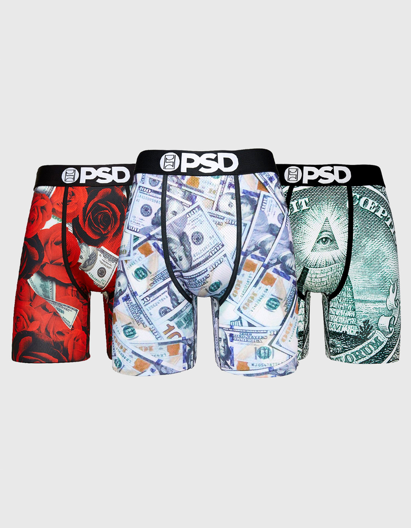 PSD 3 Pack Money Mens Boxer Briefs image number 0