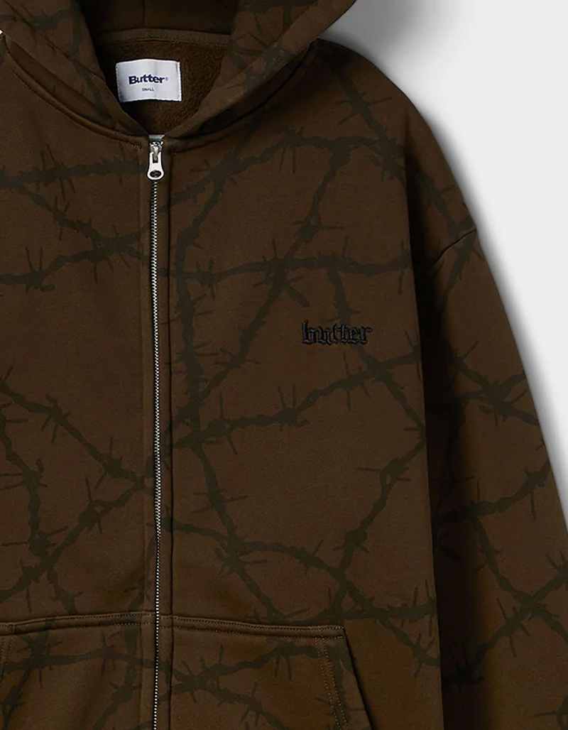 BUTTER GOODS Wired Mens Zip-Up Hoodie image number 1