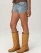 RSQ Womens Low Rise Denim Mini Shorts image number 3