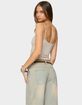 EDIKTED Vallie Grommet Tank Top image number 2