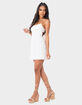 EDIKTED Embroidered Open-Back Mini Dress image number 4