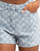 OBEY Clash Womens Denim Shorts image number 4