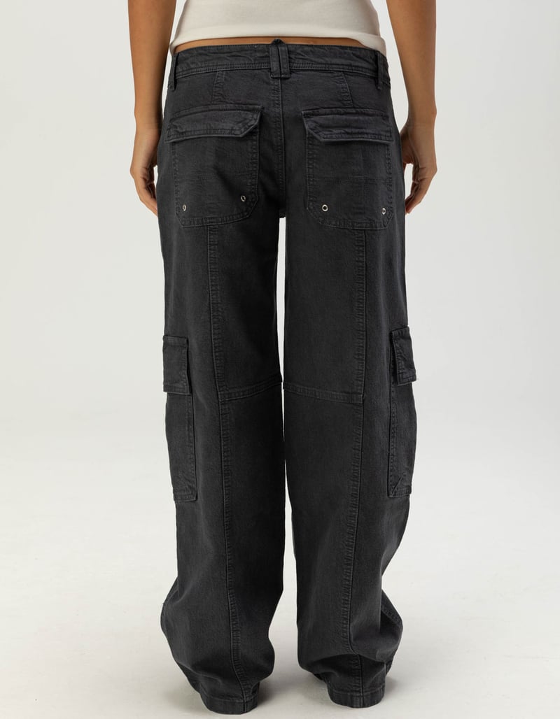RSQ Womens Low Rise Baggy Cargo Pants image number 3
