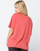 RVCA Big RVCA Womens Boyfriend Tee image number 3