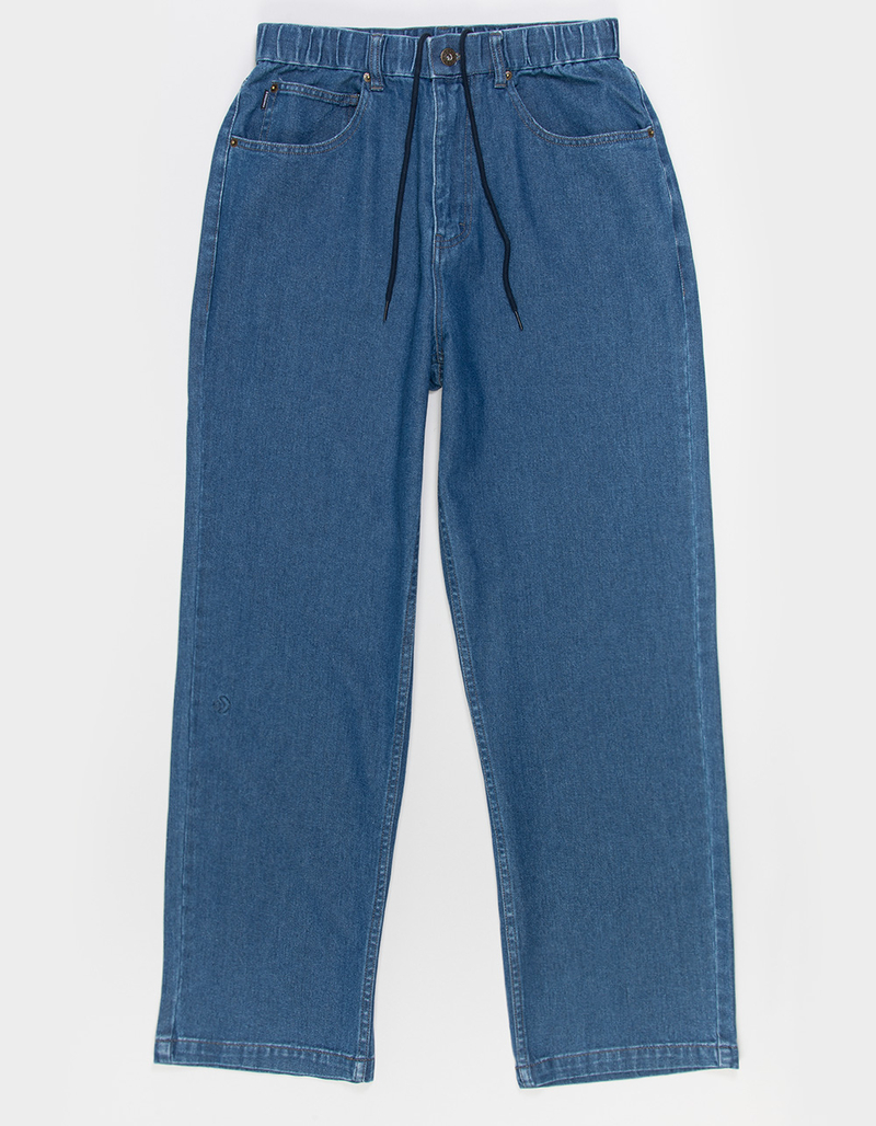CONVERSE Open Hem Mens Baggy Denim Pants image number 0