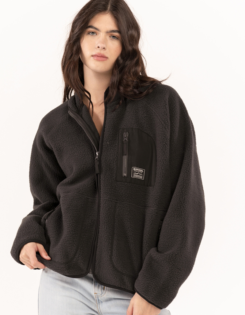 RIP CURL Locals Only Womens Polar Fleece Jacket image number 0