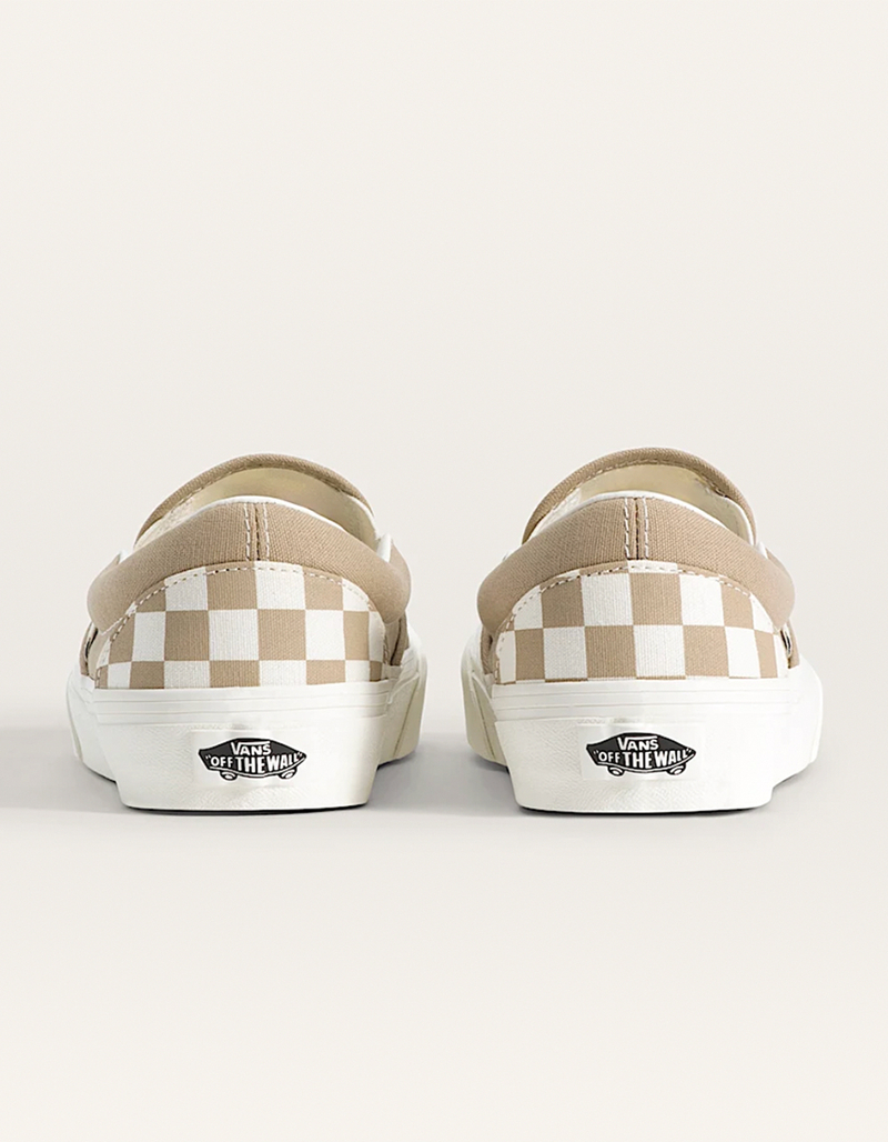 VANS Classic Slip-On Womens Checkerboard Shoes image number 3
