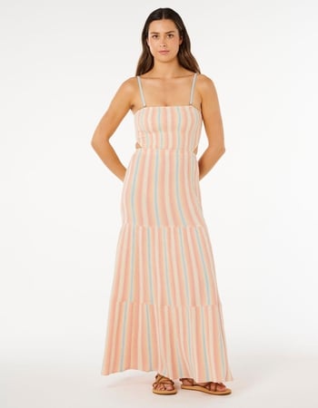RIP CURL Premium Surf Stripe Womens Maxi Dress Primary Image