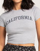 FULL TILT California Womens Baby Tee image number 2