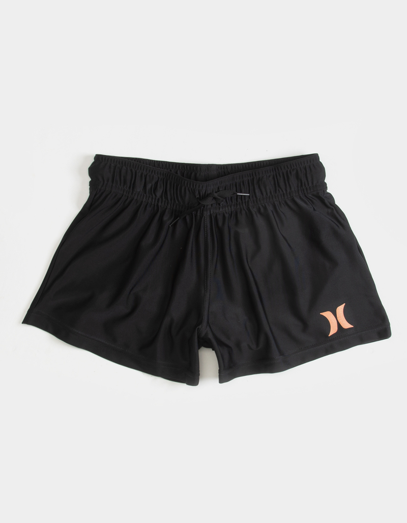 HURLEY Flounce Girls Swim Shorts BLACK Tillys