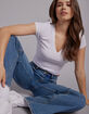 RSQ Womens Low Rise Baggy Jeans image number 7