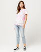 FULL TILT Tie Dye Womens Boyfriend Tee image number 4
