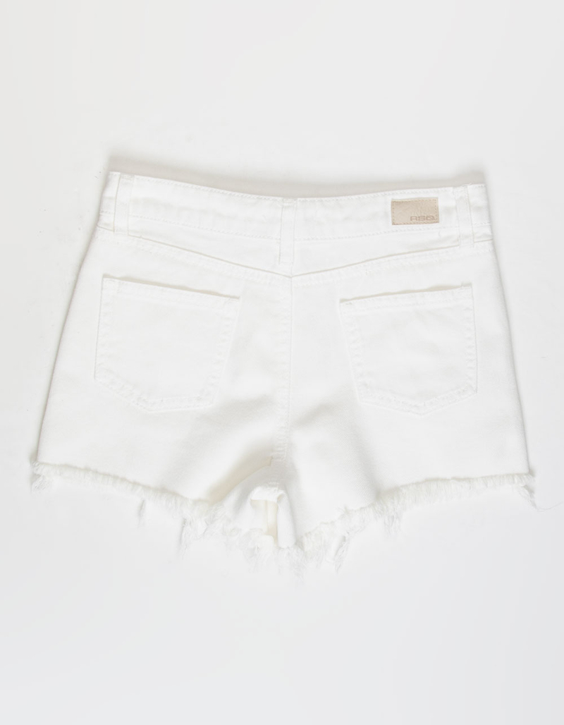 RSQ Girls Vintage High Rise Destruct Denim Shorts image number 1