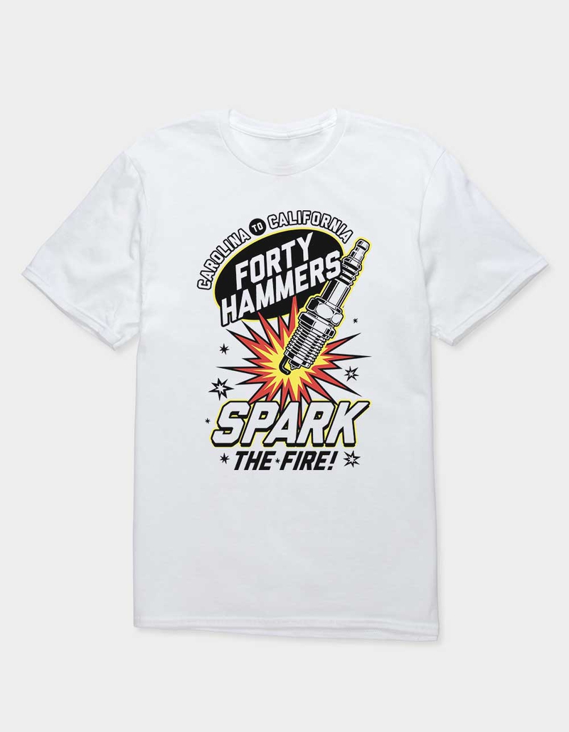 FORTY HAMMERS Spark The Fire Unisex Tee image number 0