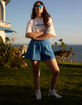 NIKE Sportswear Phoenix Fleece Womens High Rise Shorts image number 1