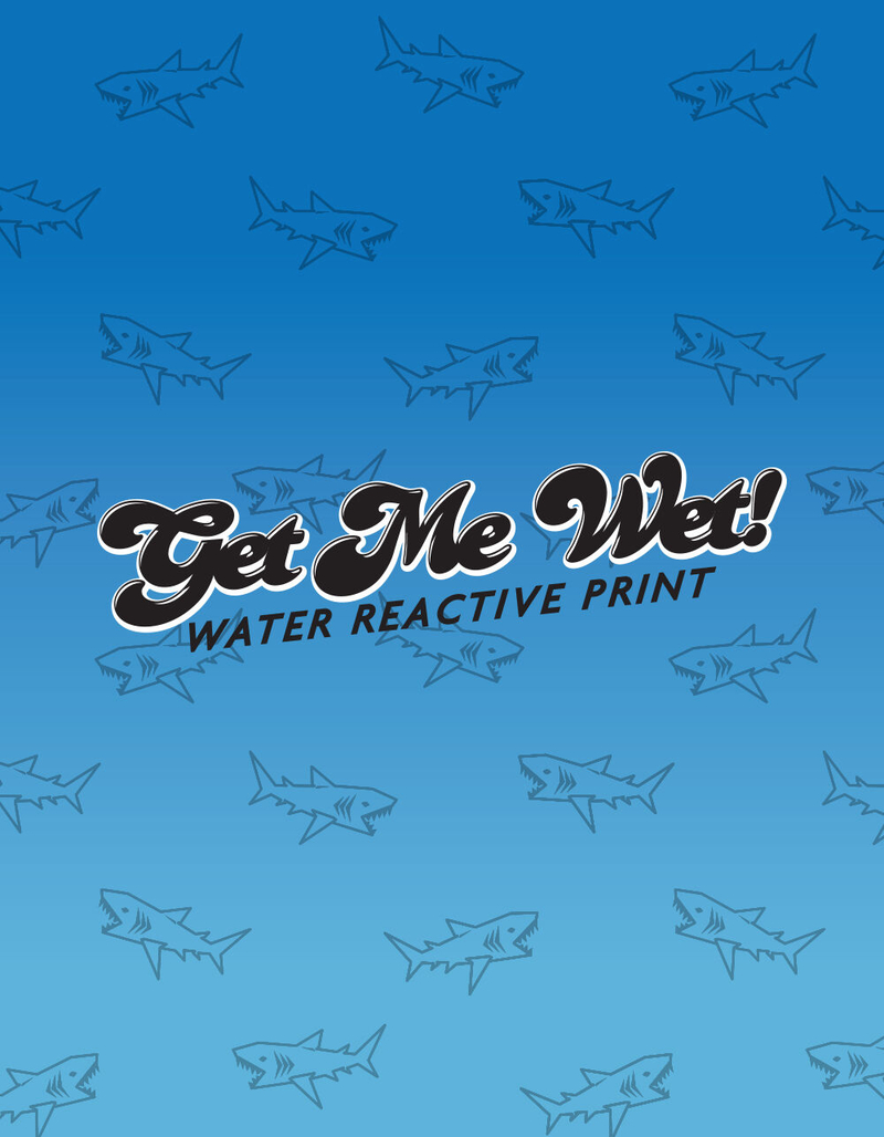 BLUE CROWN Shark Bait Water Change Mens Swim Shorts image number 2