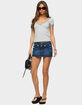 EDIKTED Antonela Striped V-Neck Tee image number 5