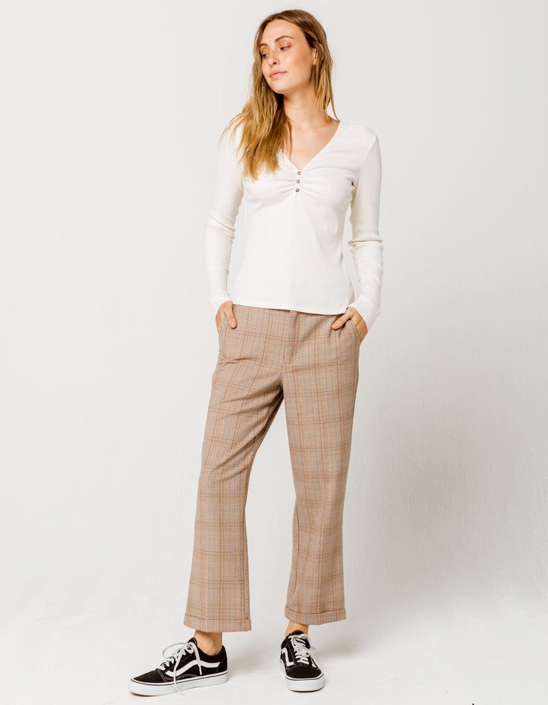 PATRONS OF PEACE V-Neck Womens Henley image number 3