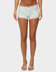 EDIKTED Amanu Sequin Lace Micro Shorts image number 1