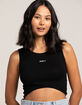 OBEY Callie Womens Crop Tank Top image number 1
