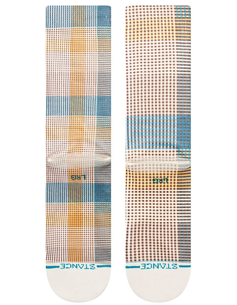 STANCE Tartan Mens Crew Socks image number 2