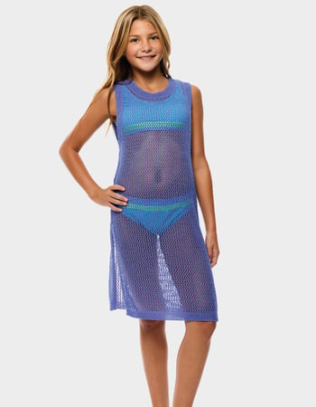 BEACH LINGO Cover Me In Sunshine Girls Crochet Dress Primary Image