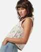 BRIXTON Field Womens Floral Quilted Vest image number 5