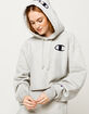 CHAMPION Reverse Weave Womens Cropped Hoodie image number 1