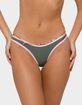 EDIKTED Dina Contrast Bikini Bottoms image number 1