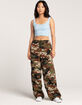 RSQ Camo Cargo Womens Parachute Pants image number 1