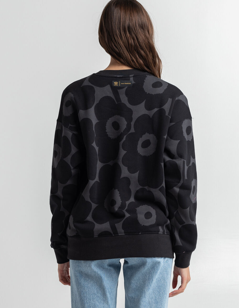 ADIDAS x Marimekko Womens Crewneck Sweatshirt - BLACK COMBO | Tillys