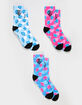 BASEBALL LIFESTYLE 101 Cotton Candy 3 Pack Boys Crew Socks image number 1