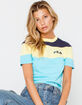 FILA Maya Womens Crop Tee image number 1