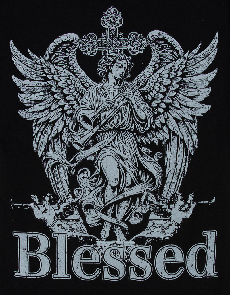 LA FAMILIA Blessed Mens Boxy Tee image number 2