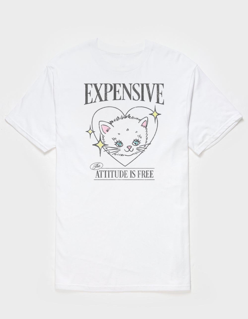 CAT Attitude Is Free Unisex Tee image number 0