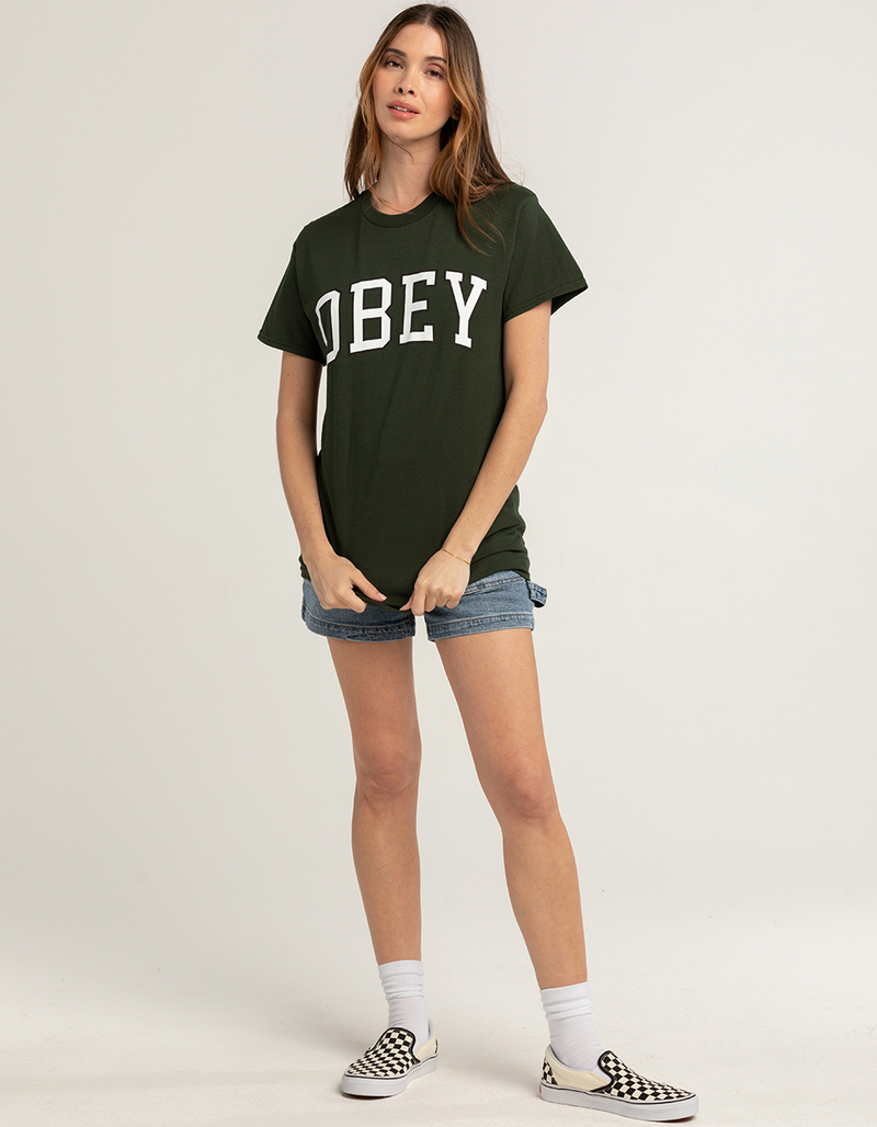 OBEY Academic Womens Boyfriend Tee image number 4