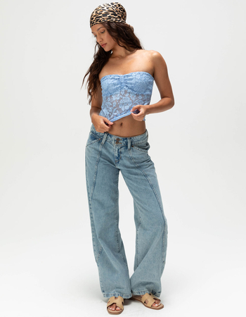 RSQ Womens Lace Tube Top Alternative Image