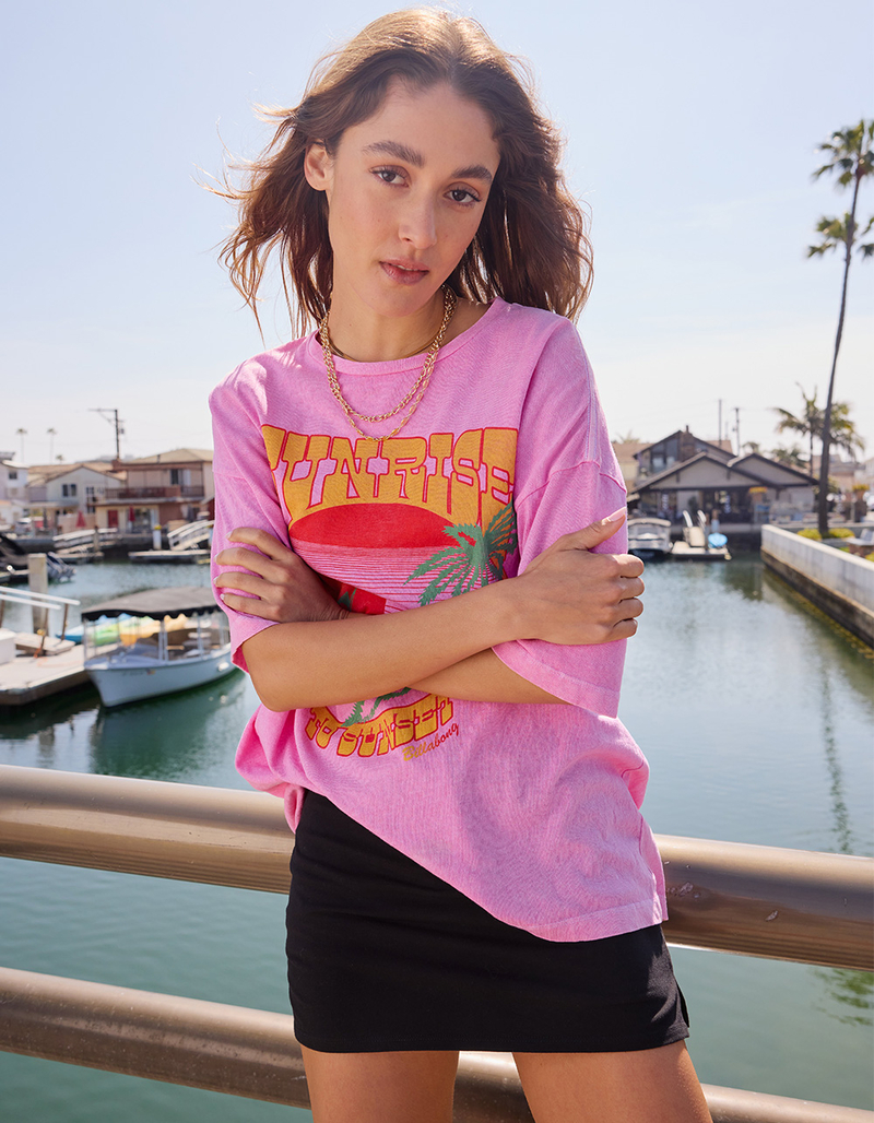 BILLABONG Sunrise To Sunset Womens Oversized Tee image number 4