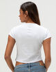 HYPE AND VICE Los Angeles Kings Womens Baby Tee image number 4