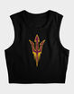 ARIZONA STATE UNIVERSITY Distressed Primary Logo Womens Cropped Tank Top image number 4