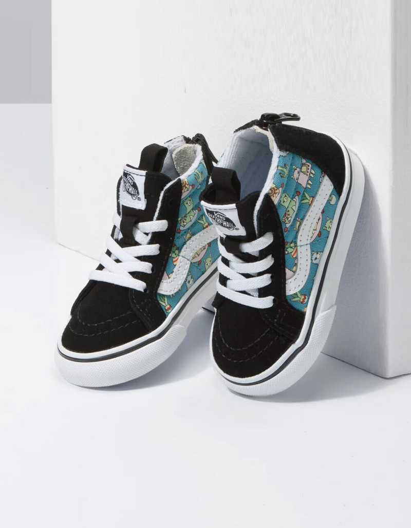 VANS Llamas Sk8-Hi Zip Toddler Shoes image number 3