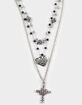 FULL TILT Layered Cross/Rose Necklace image number 2