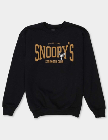 PEANUTS Snoopy's Strength Club Unisex Kids Crewneck Sweatshirt Primary Image