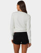 EDIKTED Contrast Bow Knit Cardigan image number 5