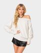 EDIKTED Off Shoulder Oversized Sweater image number 1