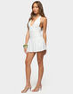 EDIKTED Caterina Ruched Halter Neck Romper image number 2