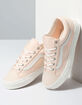 VANS Brushed Twill Style 36 Vanilla Cream & Snow White Womens Shoes image number 4