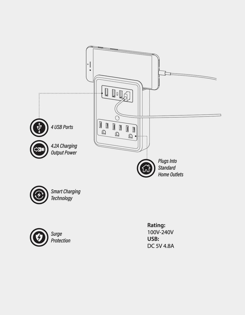 CIAO TECH Multi Port Charging Station image number 2