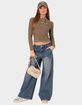 EDIKTED Super Baggy Wide Leg Jeans image number 3